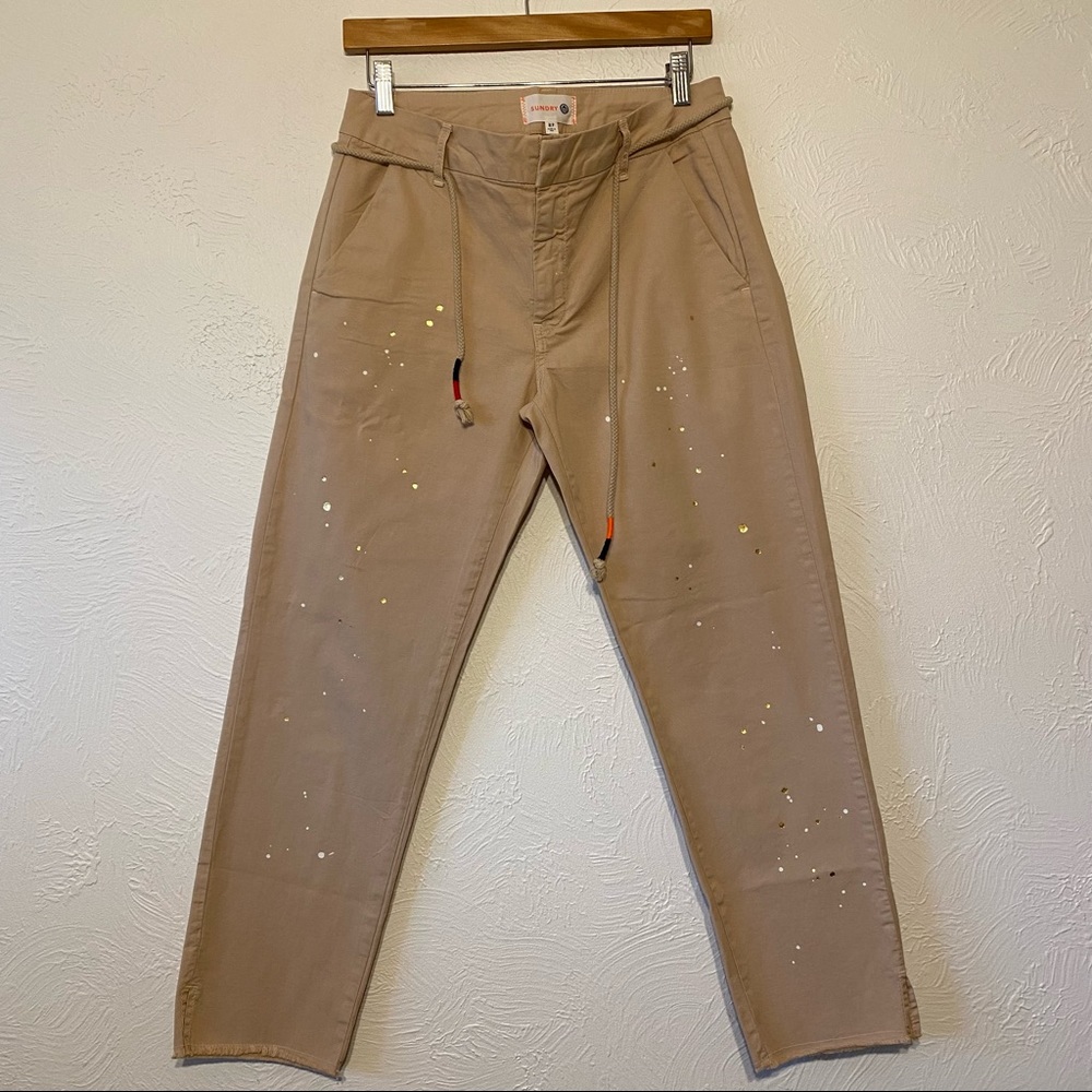 Anthropologie SUNDRY Khakis Casual Pants SZ 27